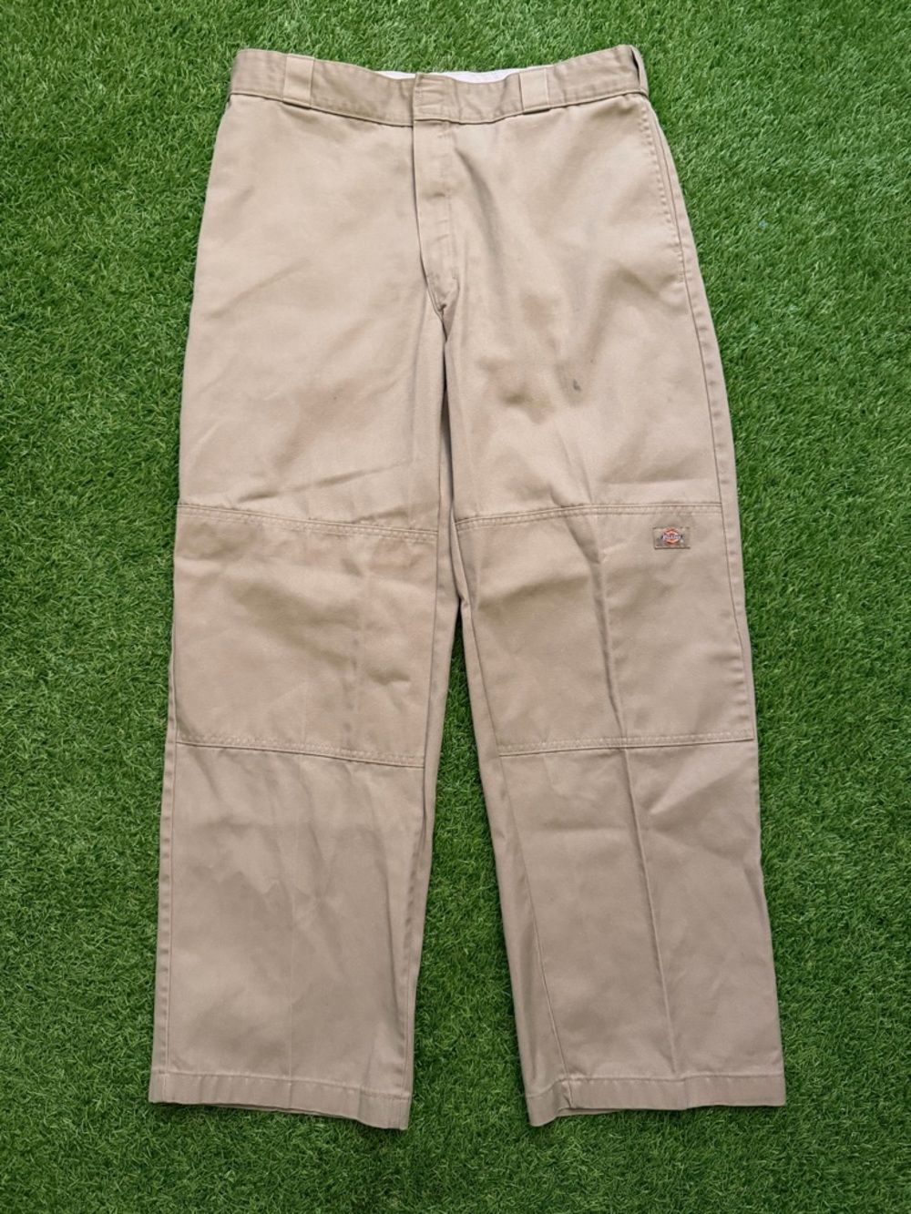 Tan Dickies double knee Loose fit pants
